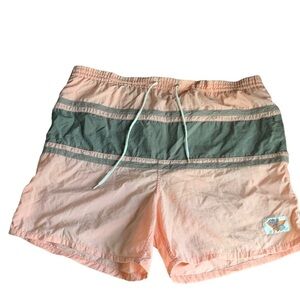 Vintage Blue Ice Swimming Trunks Men’s Size Large
